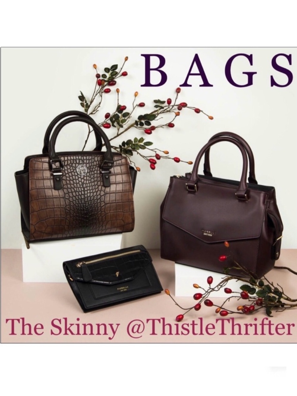 BAGS: THE SKINNY👛 @ThistleThrifter 👜